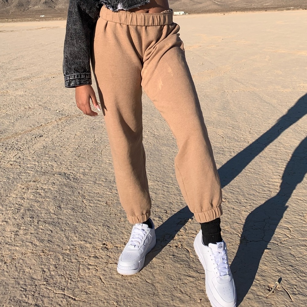 brown sweats